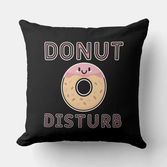 Donut Disturb Kussen (Voorkant)