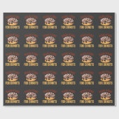 Donut dode gym Workout Fitness Fast Food Fan Cadeaupapier (Vlak)