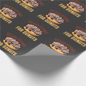 Donut dode gym Workout Fitness Fast Food Fan Cadeaupapier (Hoek)