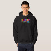 Donut Donut Disturb Doughnut Pun Donut Hoodie (Voorkant volledig)