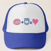 Donut donut donut grieks koffiekopje diner ontbijt trucker pet (Voorkant)