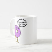 Donut dood mijn vibe Pun Koffiemok (Voorkant links)