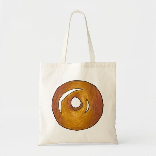 Donut Doughnut Breakfast Canvas tas (Voorkant)