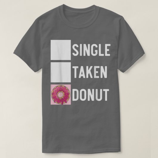 Donut Doughnut Pastries, eenmalig T-shirt (Design voorkant)