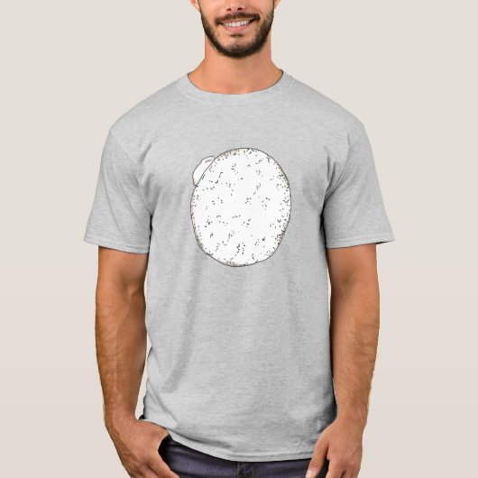 Donut Doughnut Shirt, gevuld met poeder T-shirt (Voorkant)