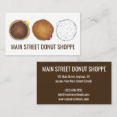 Donut Doughnut Shop Bakery Food Baking Donuts Visitekaartje (Voorkant / Achterkant)
