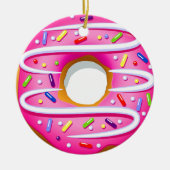 Donut - Doughnut - SRF Keramisch Ornament (Voorkant)