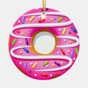 Donut - Doughnut - SRF Keramisch Ornament
