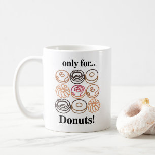 Donut Doughnut Sweet Funny Koffiemok