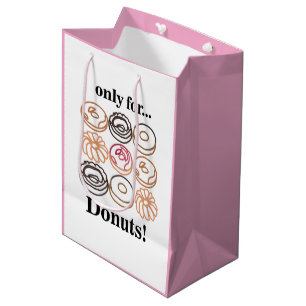 Donut Doughnut Sweet Funny Verjaardag Medium Cadeauzakje