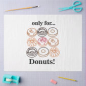 Donut Doughnut Zoete Grappige Verjaardag Tissuepapier (Craft)