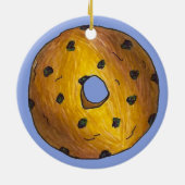 Donut Dozen Blueberry Cake Doughnut Pastry Keramisch Ornament (Achterkant)