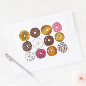 Donut Dozen Box van Breakfast Doughnuts Stickers (Envelop)