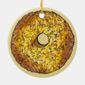 Donut Dozen Butternut Crunch Doughnut Pastry Keramisch Ornament (Achterkant)