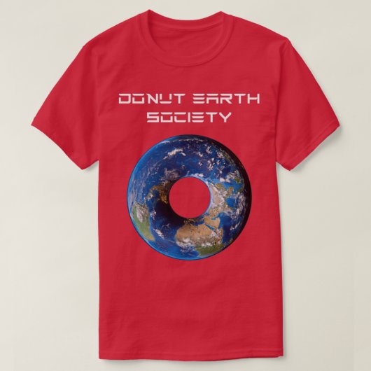 DONUT EARTH SOCIETY T-SHIRT (Design voorkant)