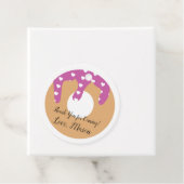 Donut Eerst Bevroren Verjaardag Bedankjes Labels (In situ)