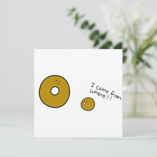 Donut en baby (Staand voorkant)