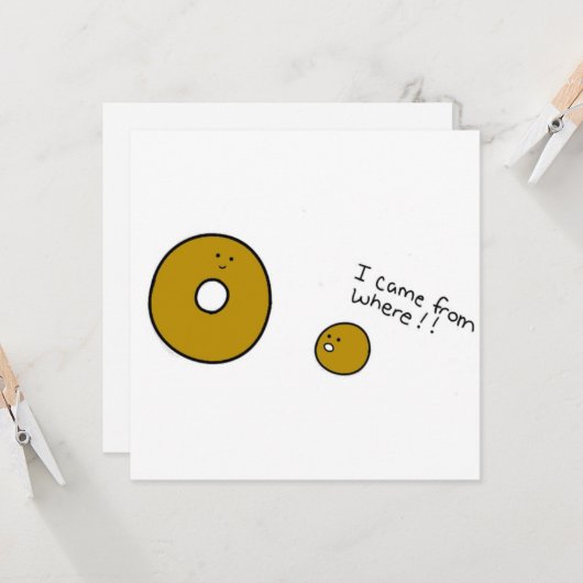 Donut en baby (Voorkant / Achterkant in situ)