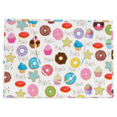 Donut en cupcakes groot cadeauzakje (Achterkant)