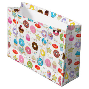 Donut en cupcakes groot cadeauzakje