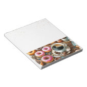 Donut en koffietijd notitieblok (Schuin)