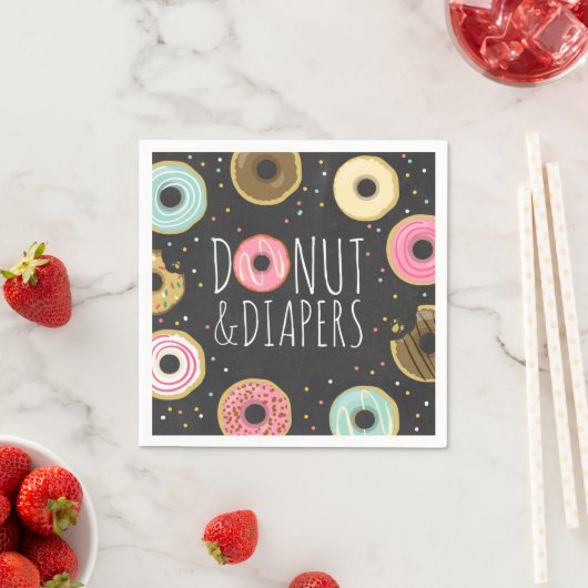Donut en luiers Papier servet Baby strooi (Insitu)