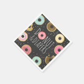 Donut en luiers Papier servet Baby strooi (Hoek)