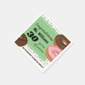 Donut en Sprinkles Pensioen Partij Servet (Hoek)