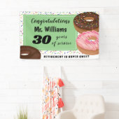 Donut en Sprinkles Pensioen Spandoek (Insitu)