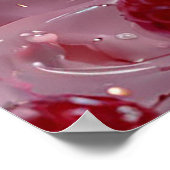 Donut en verse frambozen poster (Hoek)