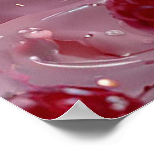 Donut en verse frambozen poster (Hoek)