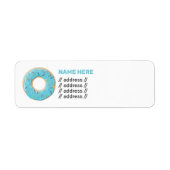 donut etiket (Voorkant)