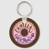 Donut Ever groeit op Sleutelhanger (Achterkant)