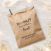 Donut Favor Treat Bag Bedankzakje (Geknipt)