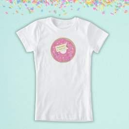 Donut feest verjaardag meisje t-shirt