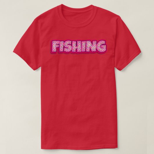 Donut Fishing Baker Donuts Lover Baking Fisherman  T-shirt (Design voorkant)