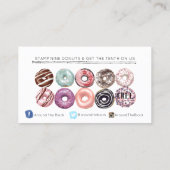 Donut Food Truck Loyalty Card (Achterkant)