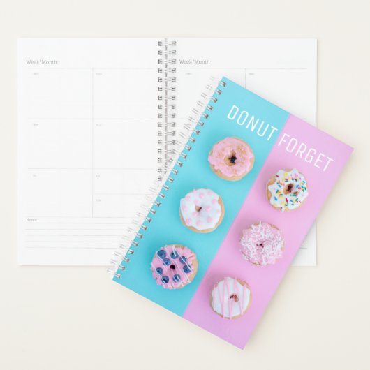 DONUT FORGET Fun Donut Planner (Display)
