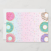 Donut Foto Birthday Dank je kaarten (Achterkant)