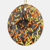 Donut Foto Keramisch Ornament (Links)
