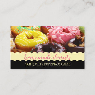 Donut Foto Lekker Roze Bruin Visitekaartje