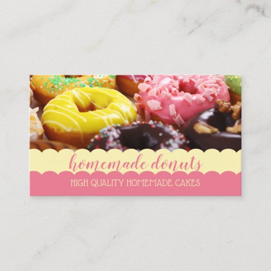 Donut Foto Lekker Visitekaartje (Voorkant)