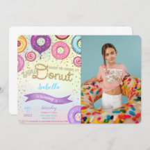 Donut-foto-uitnodiging