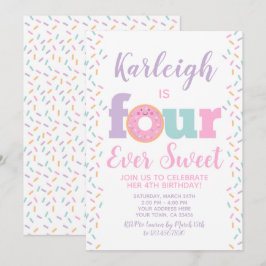 Donut FourEver Sweet Kaart