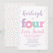 Donut FourEver Zoet Kaart (Voorkant / Achterkant)