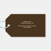 Donut Frosting Sprinkles Baker Bakery Cadeaulabel (Achterkant Horizontaal)