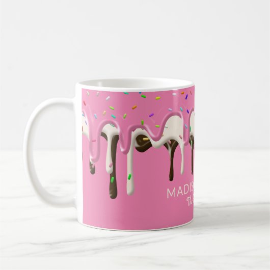 Donut Frosting Sprinkles Baker Bakery Koffiemok (Links)