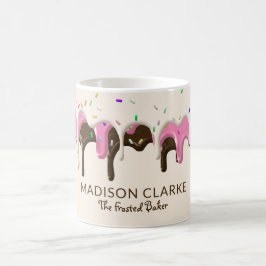 Donut Frosting Sprinkles Baker Bakery Koffiemok