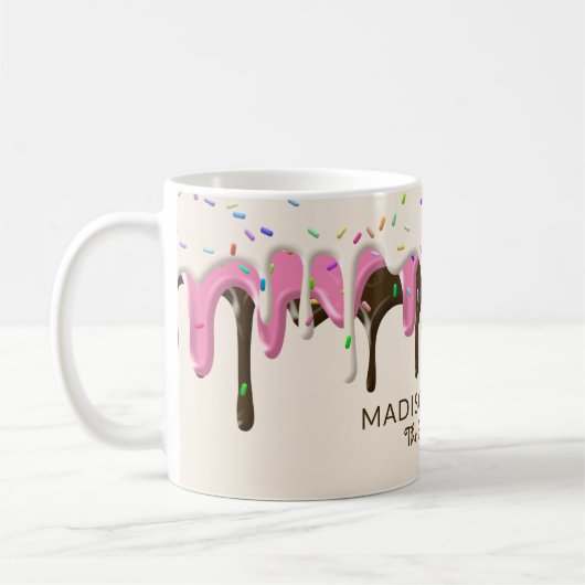 Donut Frosting Sprinkles Baker Bakery Koffiemok (Links)