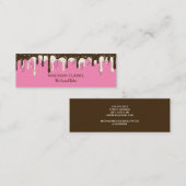 Donut Frosting Sprinkles Baker Bakery Mini Visitekaartje (Voorkant / Achterkant)